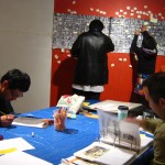Day 3 - 9.29.07 - visitors continue making scrapbook pages and mapping